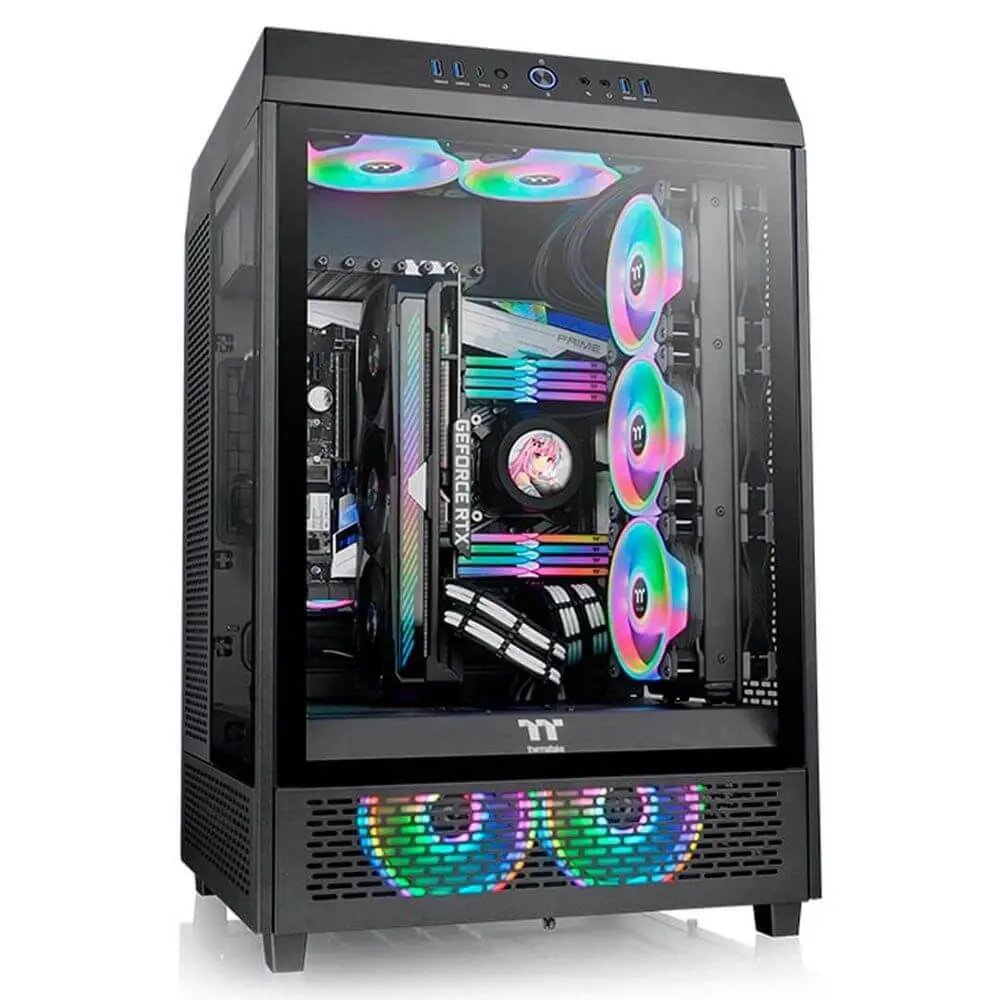 Thermaltake The Tower 500 | Mid Tower Case | Zwart (CA-1X1-00M1WN-00) 2 Thermaltake The Tower 500 | Mid Tower Case | Zwart (CA-1X1-00M1WN-00) - Afbeelding 2