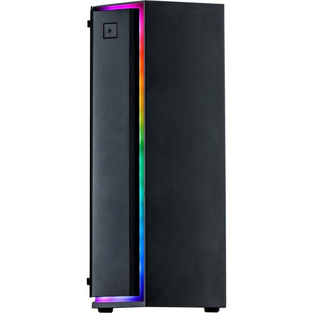 Inter-Tech S-3906 Renegade RGB | Midi Tower Case | Zwart 2 Inter-Tech S-3906 Renegade RGB | Midi Tower Case | Zwart - Afbeelding 2
