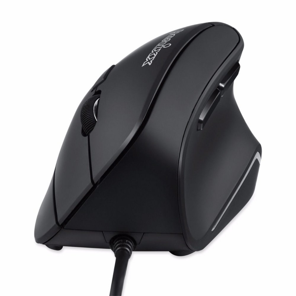 Perixx PERIMICE-515 II | Ergonomische Bedrade Muis | Rechtshandig | USB-A | 1600 DPI | Zwart 4 Perixx PERIMICE-515 II | Ergonomische Bedrade Muis | Rechtshandig | USB-A | 1600 DPI | Zwart - Afbeelding 4