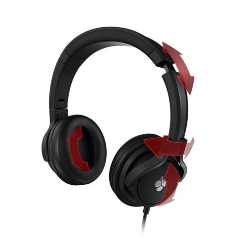 Cherry JA-2200 | Bedrade On-Ear Gaming Headset 3,5mm Connector | Zwart 3 Cherry JA-2200 | Bedrade On-Ear Gaming Headset 3,5mm Connector | Zwart - Afbeelding 3