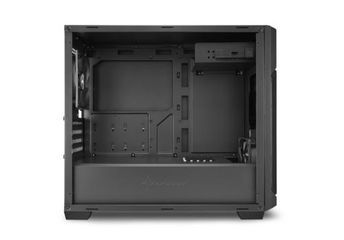 Sharkoon V1000 | Mini Tower Case | Zwart 5 Sharkoon V1000 | Mini Tower Case | Zwart - Afbeelding 5