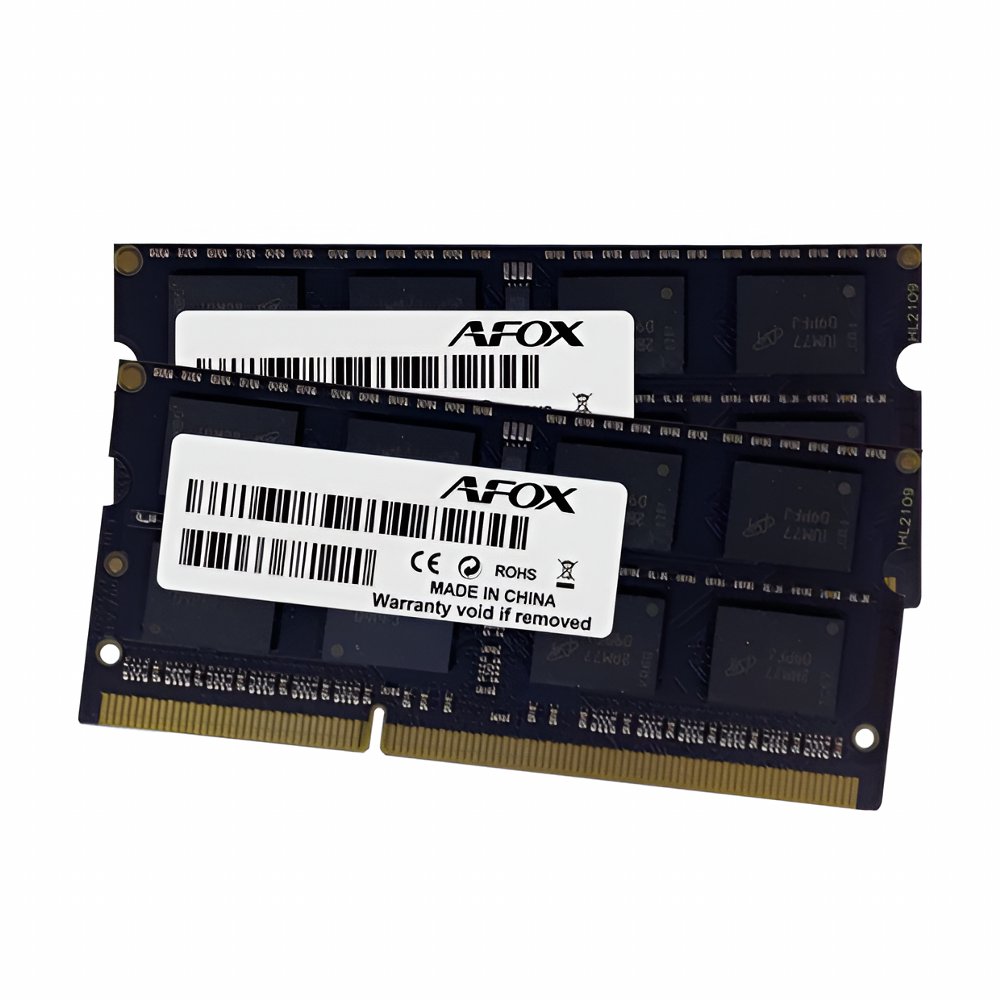 Afox 16GB Kit | 2x8GB DDR4 2400 | CL22 | SODIMM 1 Afox 16GB Kit | 2x8GB DDR4 2400 | CL22 | SODIMM