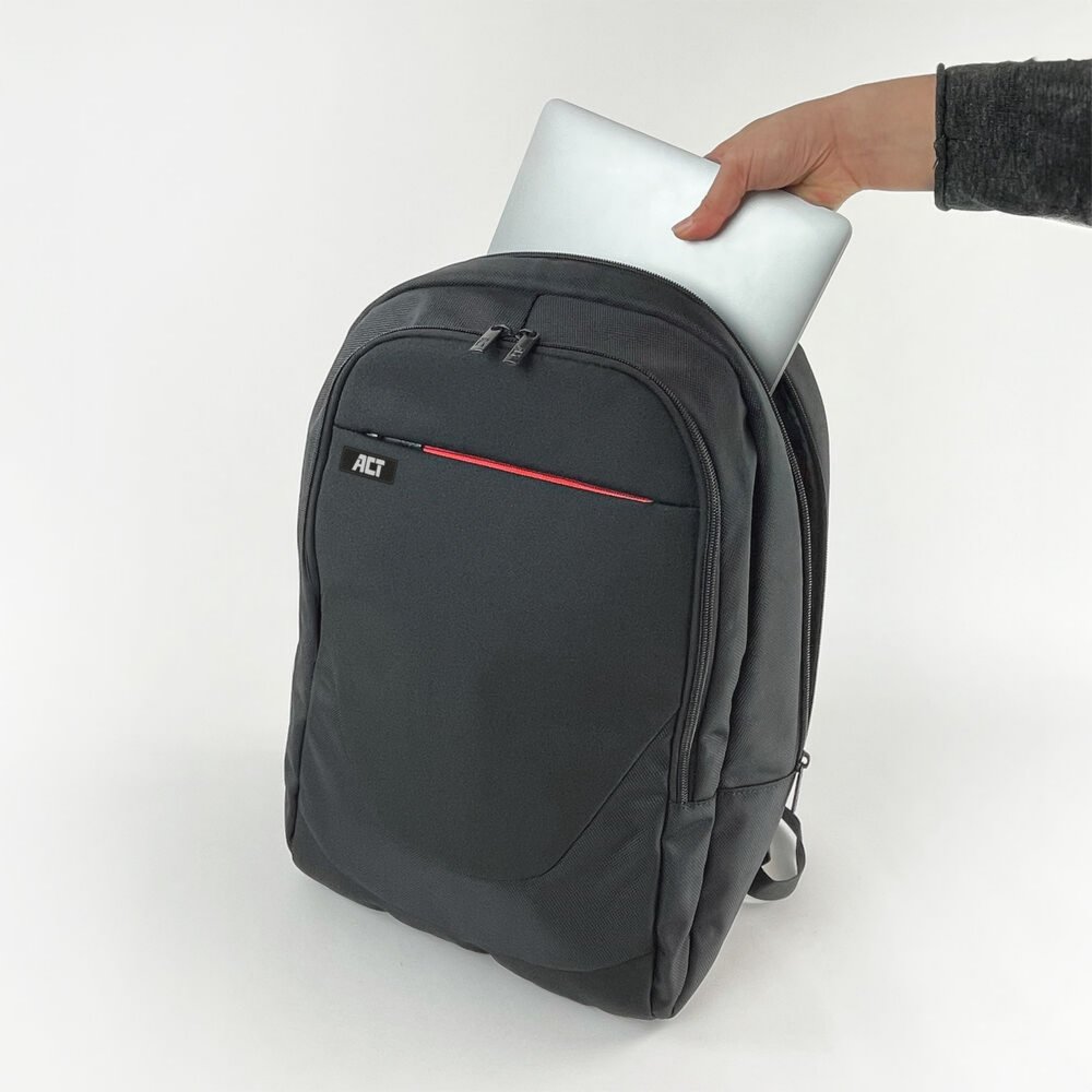 ACT Suburb 15.6" Laptop Rugzak | Gemaakt van Gerecycled Plastic 3 ACT Suburb 15.6" Laptop Rugzak | Gemaakt van Gerecycled Plastic - Afbeelding 3