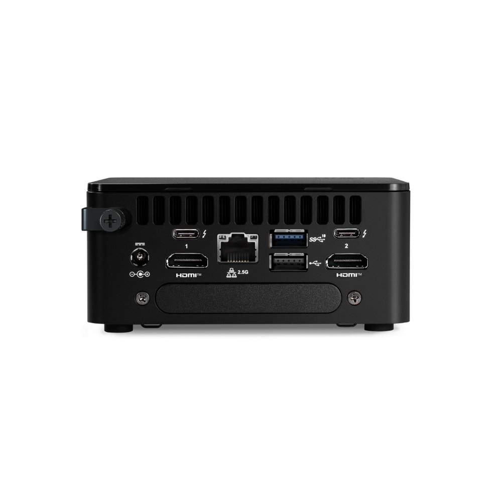 ASUS NUC 13 Pro Barebone Desktopcomputer | Intel Core i7-1360P | Zonder DDR4-geheugen, opslag en besturingssysteem 2 opslag en besturingssysteem