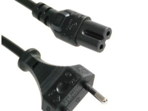 Gembird electriciteitssnoer | 2-pin | Zwart | 1