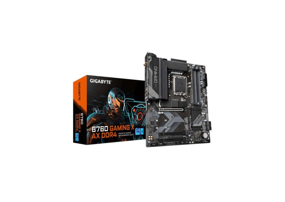 Gigabyte B760 GAMING X AX DDR4 | Socket LGA 1700 | Intel B760 | 4xDDR4 | ATX | Moederbord 1 Gigabyte B760 GAMING X AX DDR4 | Socket LGA 1700 | Intel B760 | 4xDDR4 | ATX | Moederbord