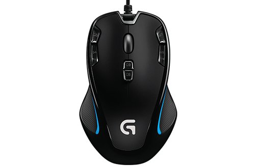 Logitech G300s | Bekabelde Gaming Muis | Links- en Rechtshandig | USB-A | 2 500 DPI | Zwart 2 Logitech G300s | Bekabelde Gaming Muis | Links- en Rechtshandig | USB-A | 2 500 DPI | Zwart - Afbeelding 2