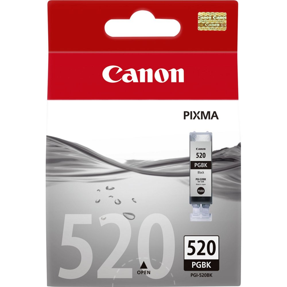 Canon PGI-520BK | Originele Foto Zwarte Inktcartridge | 1 Stuk 1 Canon PGI-520BK | Originele Foto Zwarte Inktcartridge | 1 Stuk