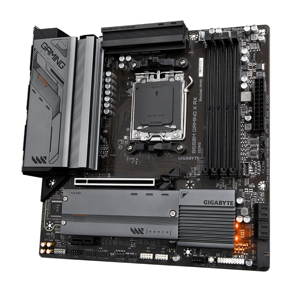 Gigabyte B650M GAMING X AX (rev. 1.x) | Socket AM5 | AMD B650 | 4xDDR5 | Micro-ATX | Moederbord 3 Gigabyte B650M GAMING X AX (rev. 1.x) | Socket AM5 | AMD B650 | 4xDDR5 | Micro-ATX | Moederbord - Afbeelding 3