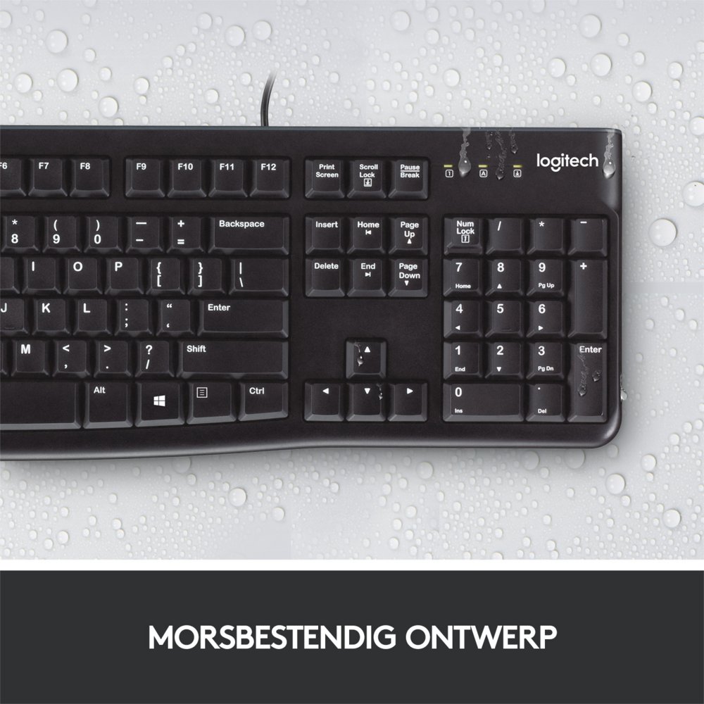 Logitech K120 | Zakelijk Bedraad Toetsenbord | QWERTY 10 Logitech K120 | Zakelijk Bedraad Toetsenbord | QWERTY - Afbeelding 10