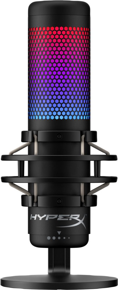 HyperX QuadCast S | USB-microfoon | RGB-verlichting | Voor pc en console | Zwart 1 HyperX QuadCast S | USB-microfoon | RGB-verlichting | Voor pc en console | Zwart