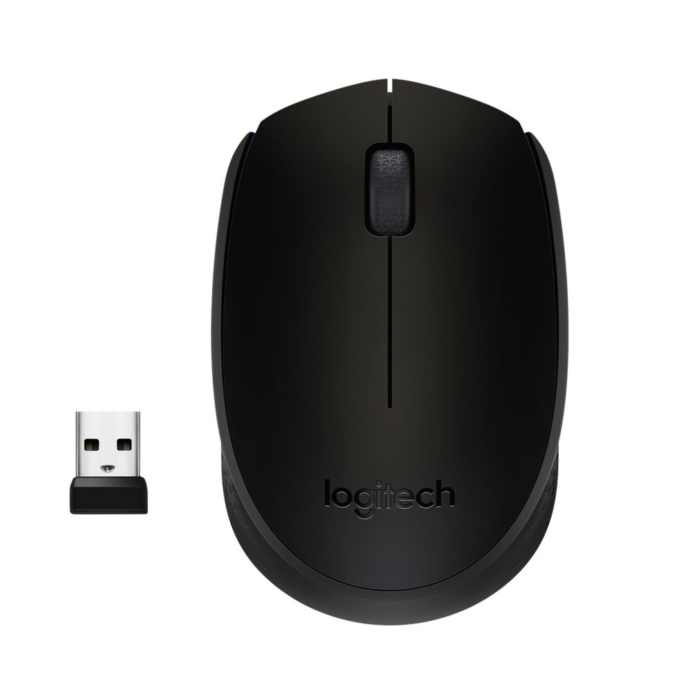Logitech M171 | Draadloze Muis | Links- en Rechtshandig | RF | 1000 DPI | Zwart 2 Logitech M171 | Draadloze Muis | Links- en Rechtshandig | RF | 1000 DPI | Zwart - Afbeelding 2