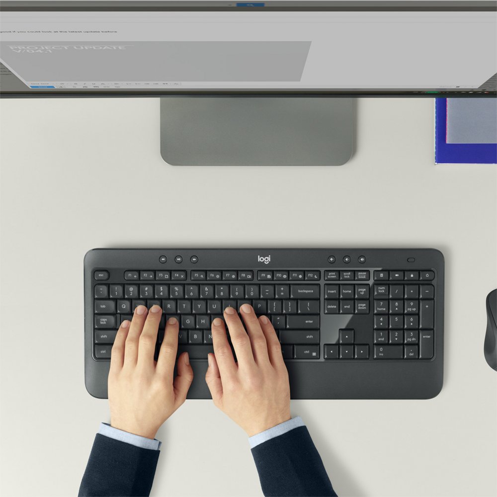 Logitech MK540 Advanced | Draadloze Muis- en Toetsenbordcombo | AZERTY | België 10 Logitech MK540 Advanced | Draadloze Muis- en Toetsenbordcombo | AZERTY | België - Afbeelding 10