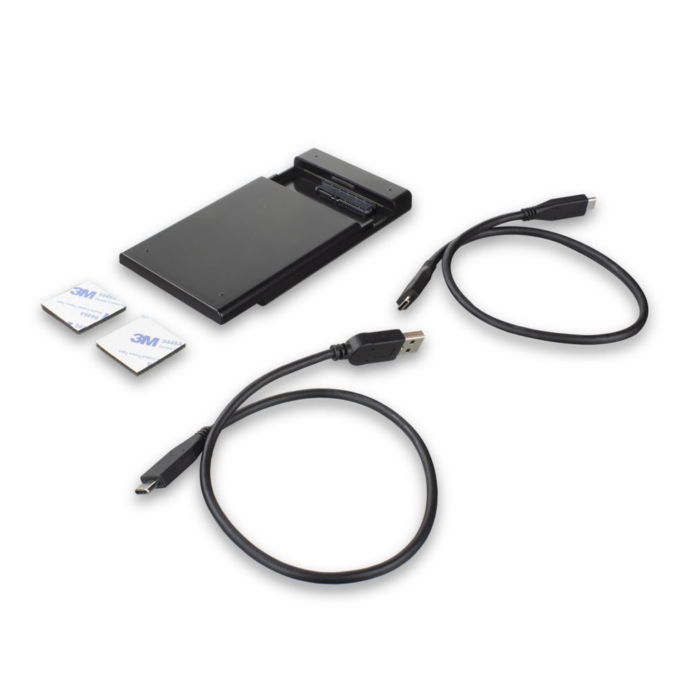 ACT AC1225 | USB-C 3.2 Gen2 2.5" SATA HDD/SSD Behuizing | Tool-Free | 10 Gbps 4 ACT AC1225 | USB-C 3.2 Gen2 2.5" SATA HDD/SSD Behuizing | Tool-Free | 10 Gbps - Afbeelding 4