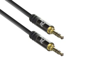 ACT AC3614 | 3.5mm Audiokabel | 15 Meter | Stereo Jack naar Jack | Zwart