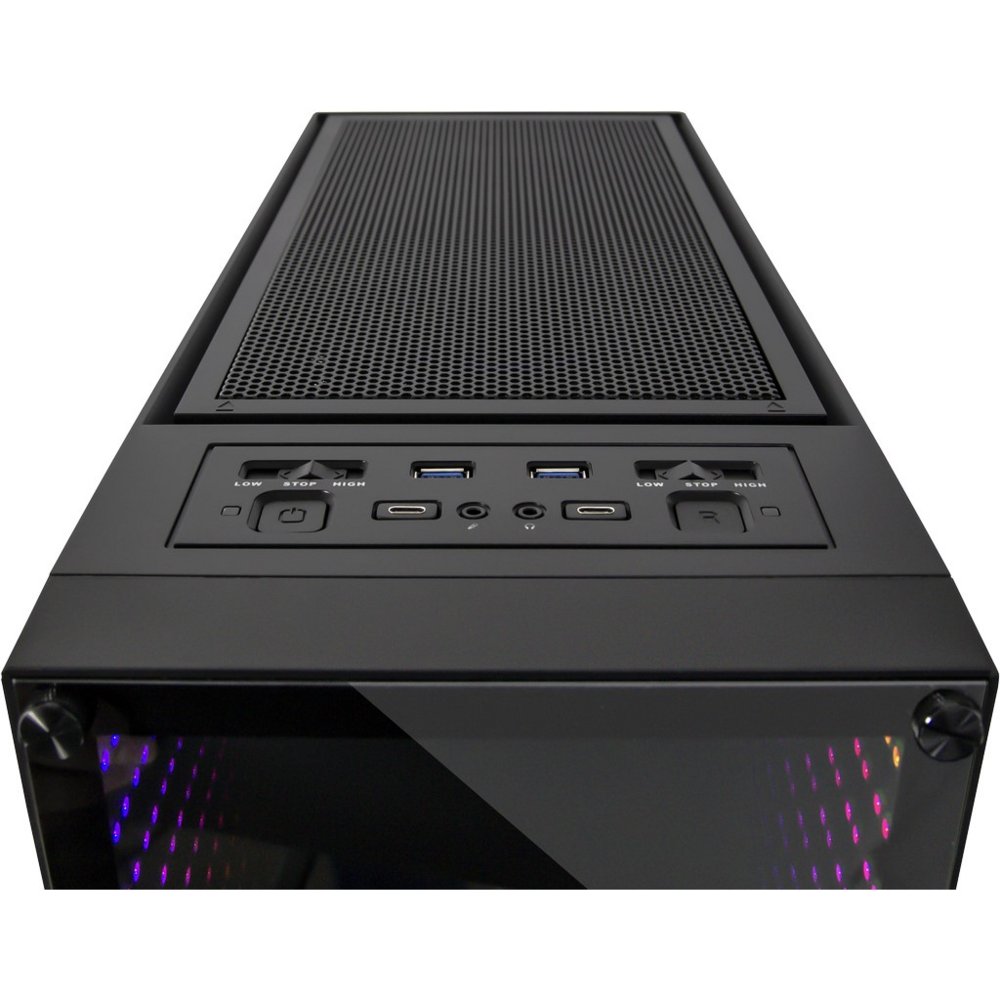 Inter-Tech X-908 Infini2 | Infinity Mirror | Tower Case | USB-C | Zwart 8 Inter-Tech X-908 Infini2 | Infinity Mirror | Tower Case | USB-C | Zwart - Afbeelding 8