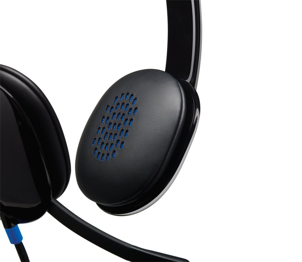 Logitech H540 | Bedrade On-ear USB-A Headset | Zwart 8 Logitech H540 | Bedrade On-ear USB-A Headset | Zwart - Afbeelding 8