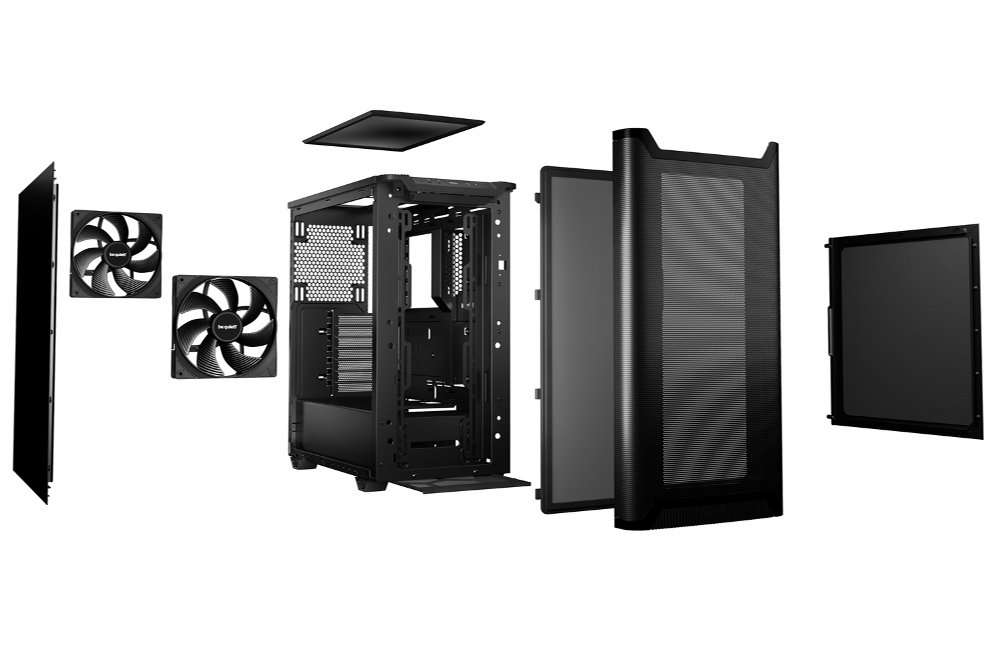 be quiet! PURE BASE 501 Airflow Mesh | Midi Tower Case | Zwart 4 be quiet! PURE BASE 501 Airflow Mesh | Midi Tower Case | Zwart - Afbeelding 4