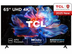 TCL 65V6C | 65" 4K Ultra HD DLED Smart TV | Google TV | Dolby Vision | 60Hz (2025)