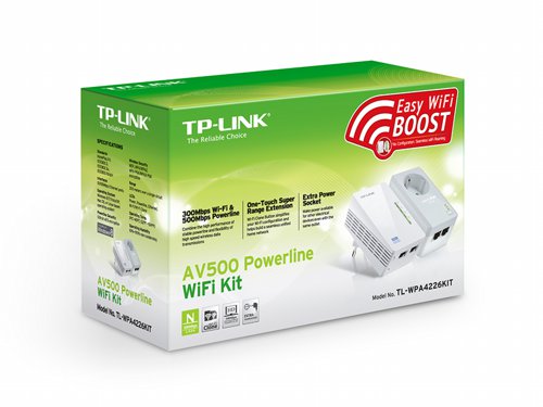 TP-Link TL-WPA4226 KIT | Powerline Adapter Set | 600 Mbps | Wi-Fi N300 | Fast Ethernet | Met Stopcontact | Wit 2 TP-Link TL-WPA4226 KIT | Powerline Adapter Set | 600 Mbps | Wi-Fi N300 | Fast Ethernet | Met Stopcontact | Wit - Afbeelding 2