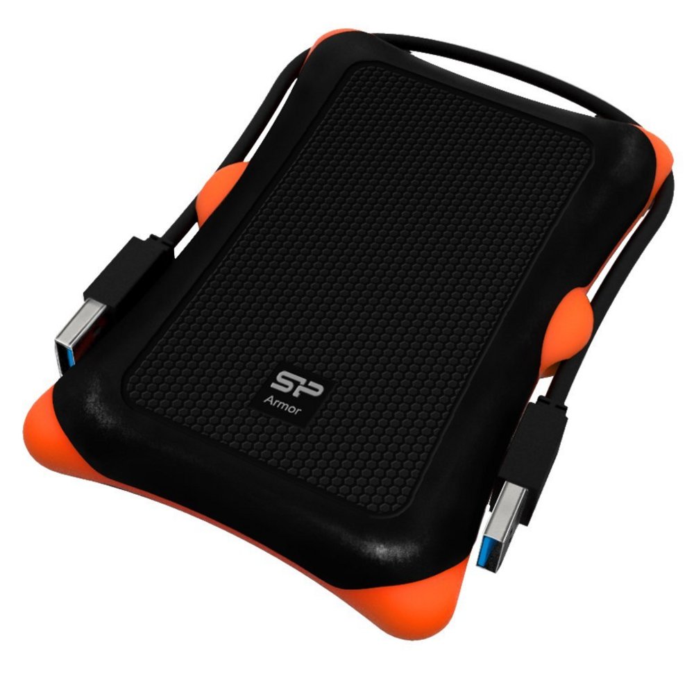Silicon Power Rugged Armor Externe Harde Schijf | 1TB | USB 3.2 | Zwart 3 Silicon Power Rugged Armor Externe Harde Schijf | 1TB | USB 3.2 | Zwart - Afbeelding 3