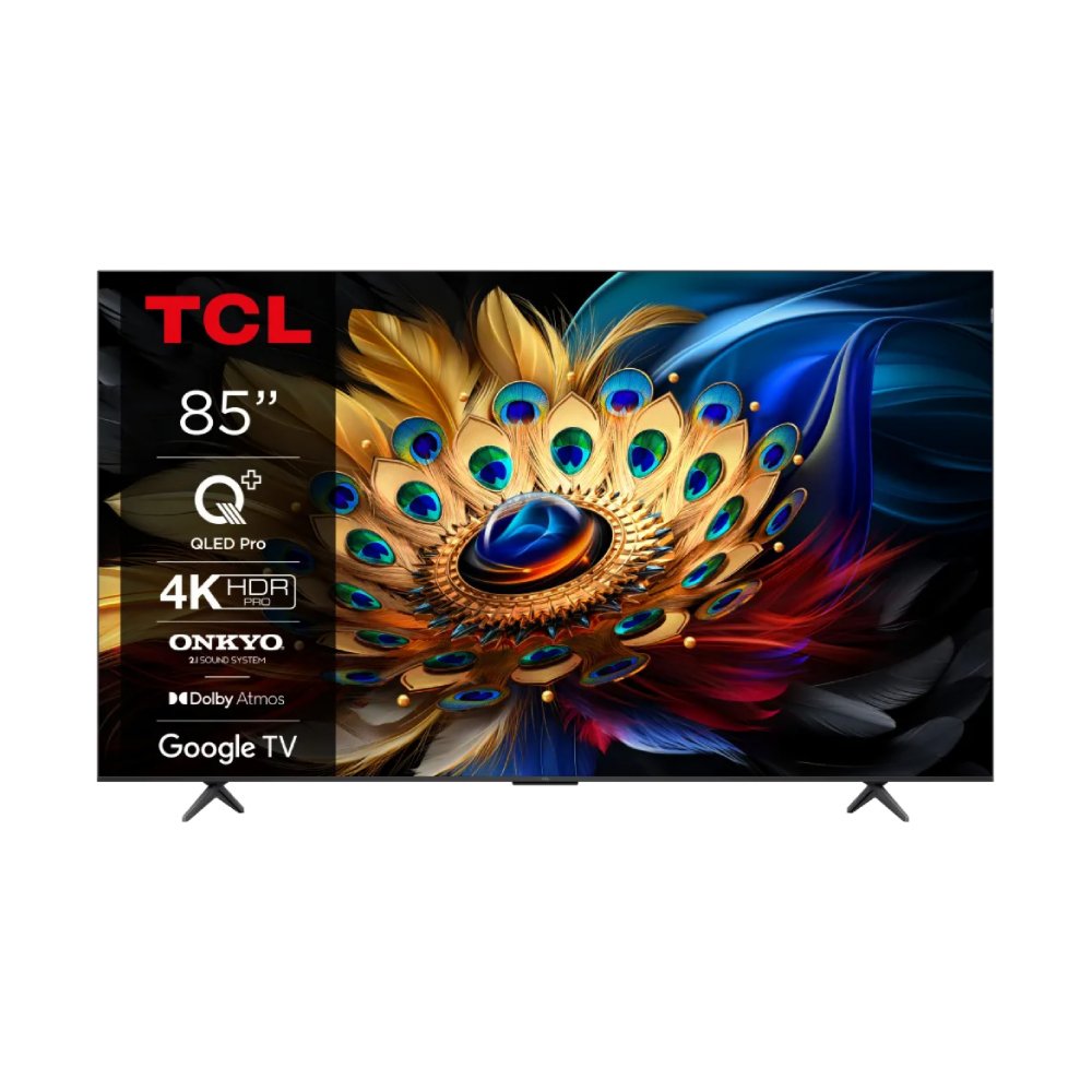 TCL 85C69B 85" | 4K Ultra HD QLED Smart TV | Google TV + Wifi | Dolby Vision | Quantum Dot met Levendige Kleuren | 60Hz 1 TCL 85C69B 85" | 4K Ultra HD QLED Smart TV | Google TV + Wifi | Dolby Vision | Quantum Dot met Levendige Kleuren | 60Hz