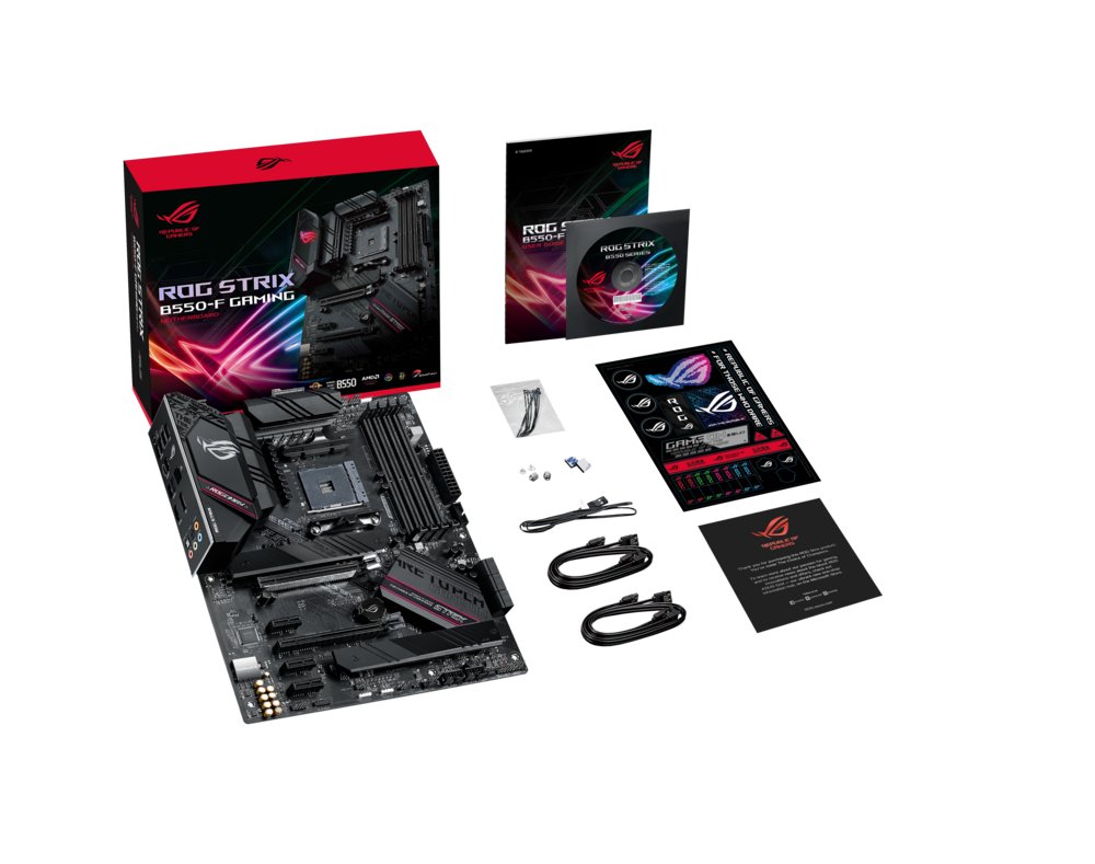 ASUS ROG STRIX B550-F GAMING | Socket AM4 | AMD B550 | 4xDDR4 | ATX | Moederbord 4 ASUS ROG STRIX B550-F GAMING | Socket AM4 | AMD B550 | 4xDDR4 | ATX | Moederbord - Afbeelding 4