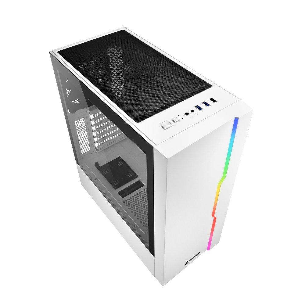 Sharkoon RGB Slider | Midi Tower Case | Wit 3 Sharkoon RGB Slider | Midi Tower Case | Wit - Afbeelding 3