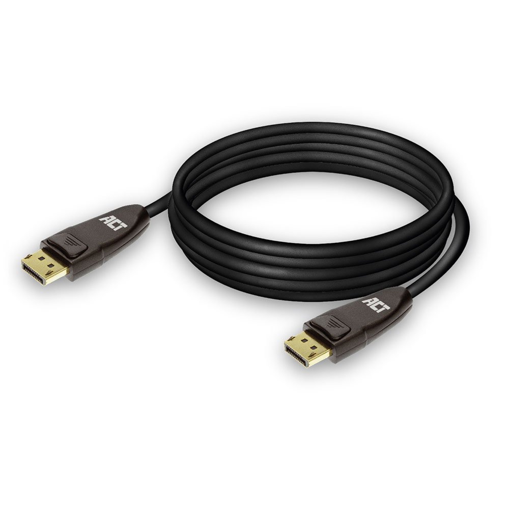 ACT AC4074 | DisplayPort 1.4 Kabel | 3 meter | 8K @60Hz | 4K @120Hz 1 ACT AC4074 | DisplayPort 1.4 Kabel | 3 meter | 8K @60Hz | 4K @120Hz