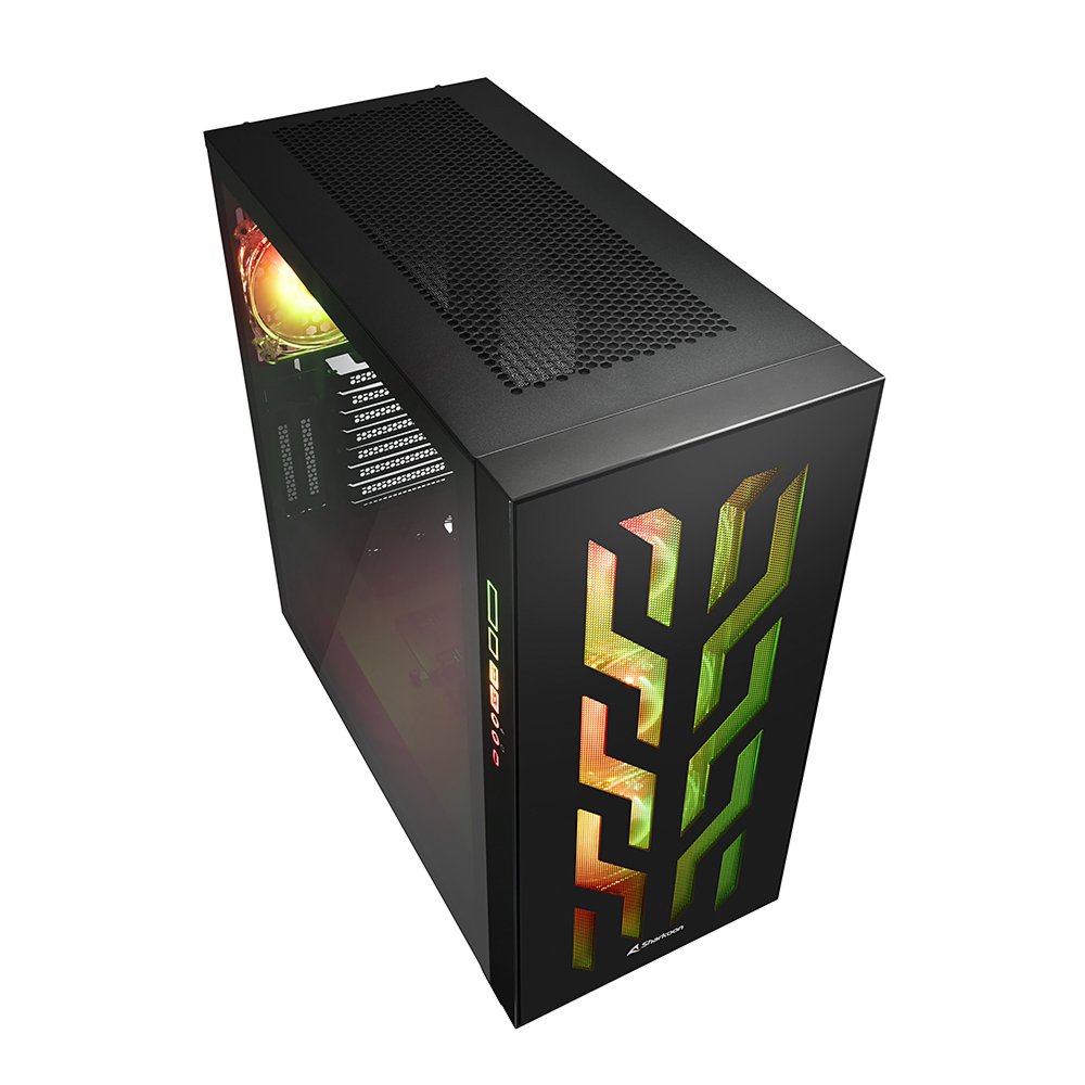 Sharkoon Elite Shark CA300T RGB | Tower Case | Zwart 7 Sharkoon Elite Shark CA300T RGB | Tower Case | Zwart - Afbeelding 7