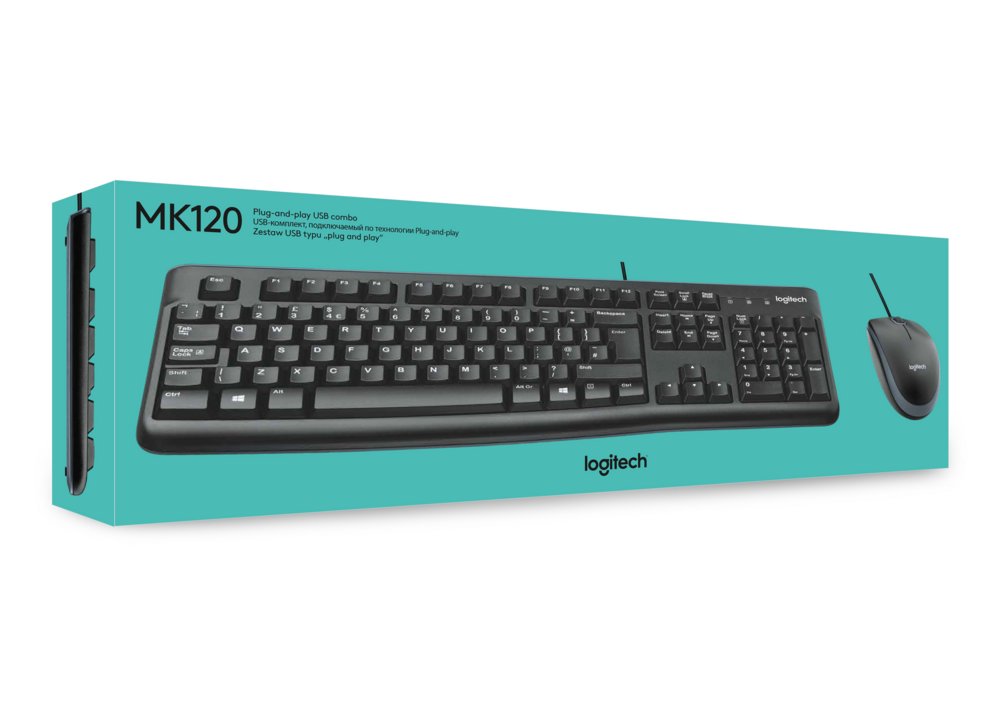 Logitech MK120 | Bedrade Muis en Toetsenbordcombo | QWERTY 13 Logitech MK120 | Bedrade Muis en Toetsenbordcombo | QWERTY - Afbeelding 13