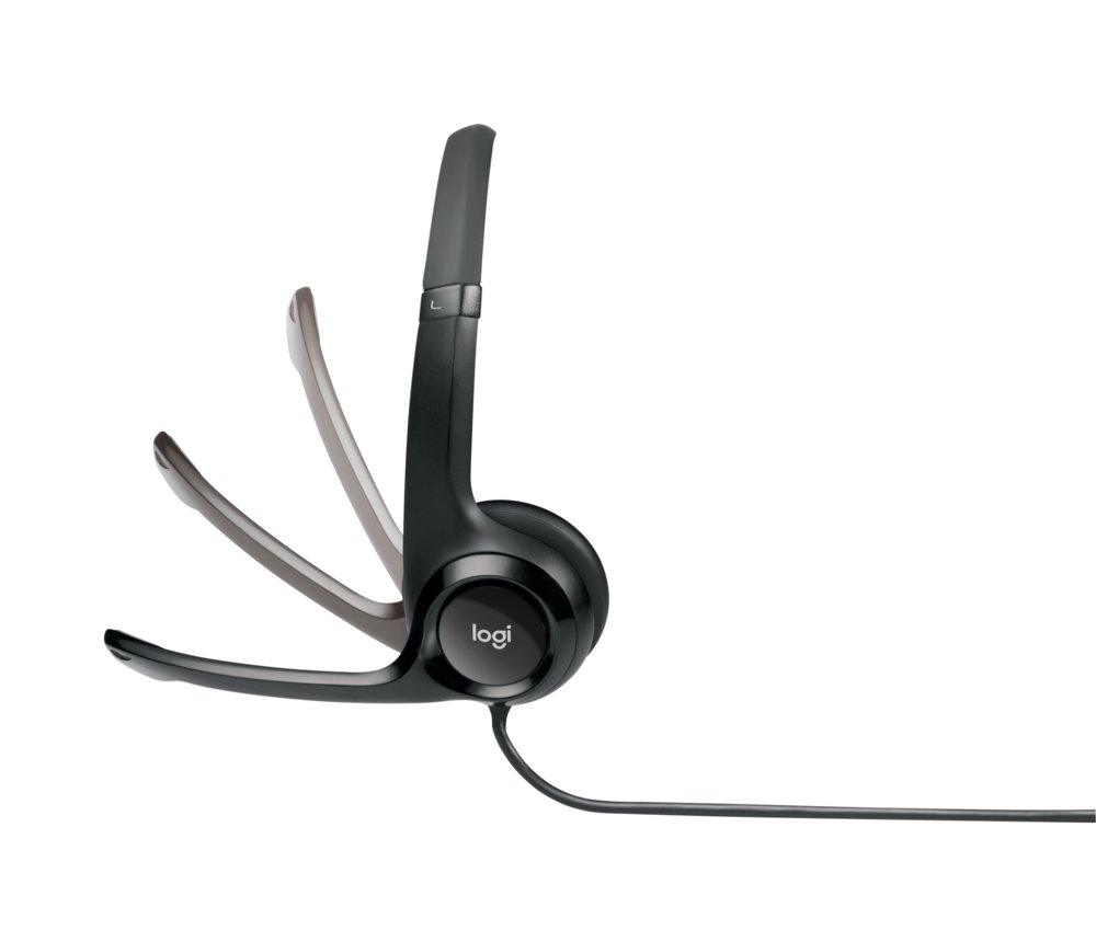 Logitech H390 | Bedrade On-ear Headset USB-A | Zwart 3 Logitech H390 | Bedrade On-ear Headset USB-A | Zwart - Afbeelding 3