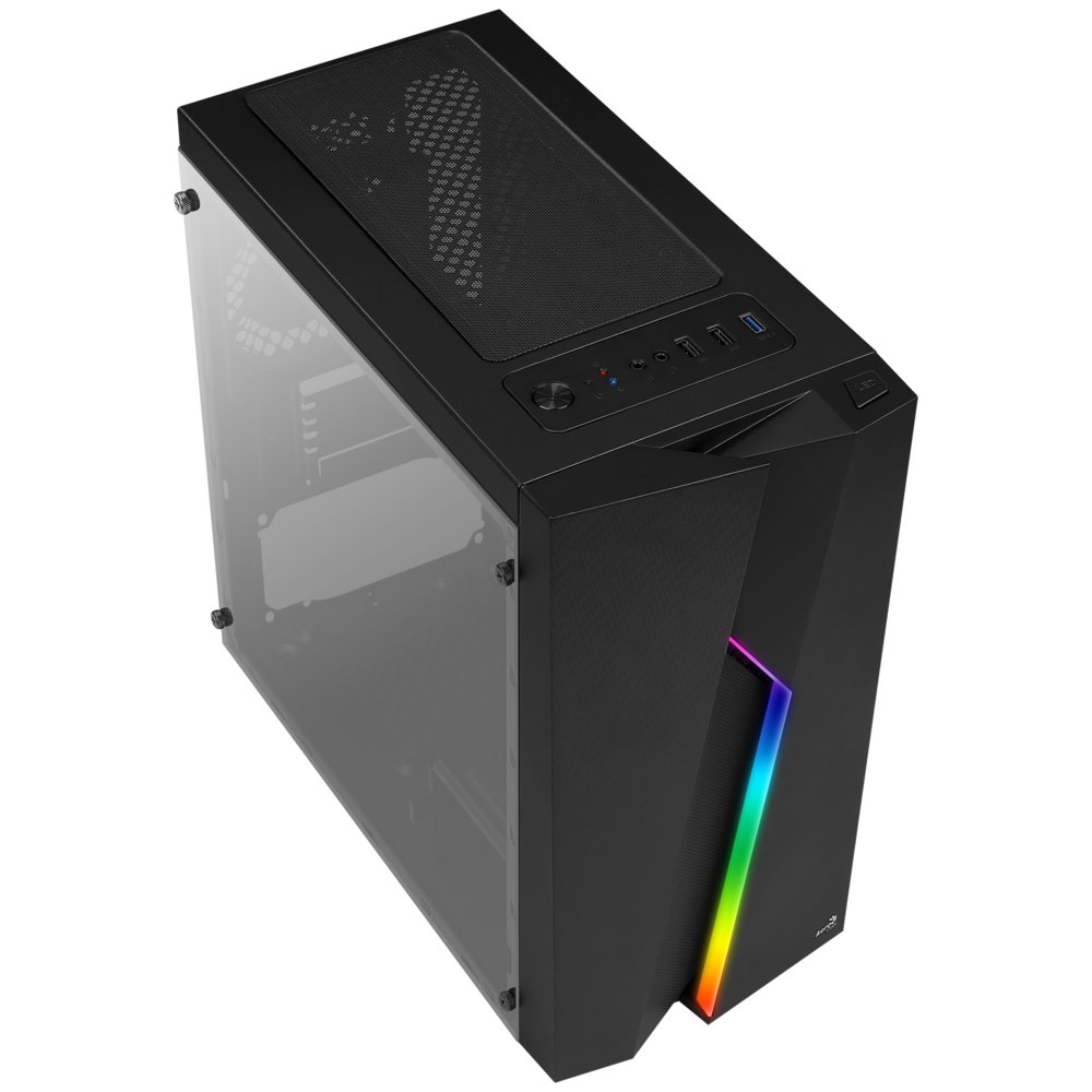 Aerocool Bolt | MicroATX/Mini-ITX Behuizing | RGB Frontpaneel | USB 3.2 & 2x USB 2.0 5 Aerocool Bolt | MicroATX/Mini-ITX Behuizing | RGB Frontpaneel | USB 3.2 & 2x USB 2.0 - Afbeelding 5