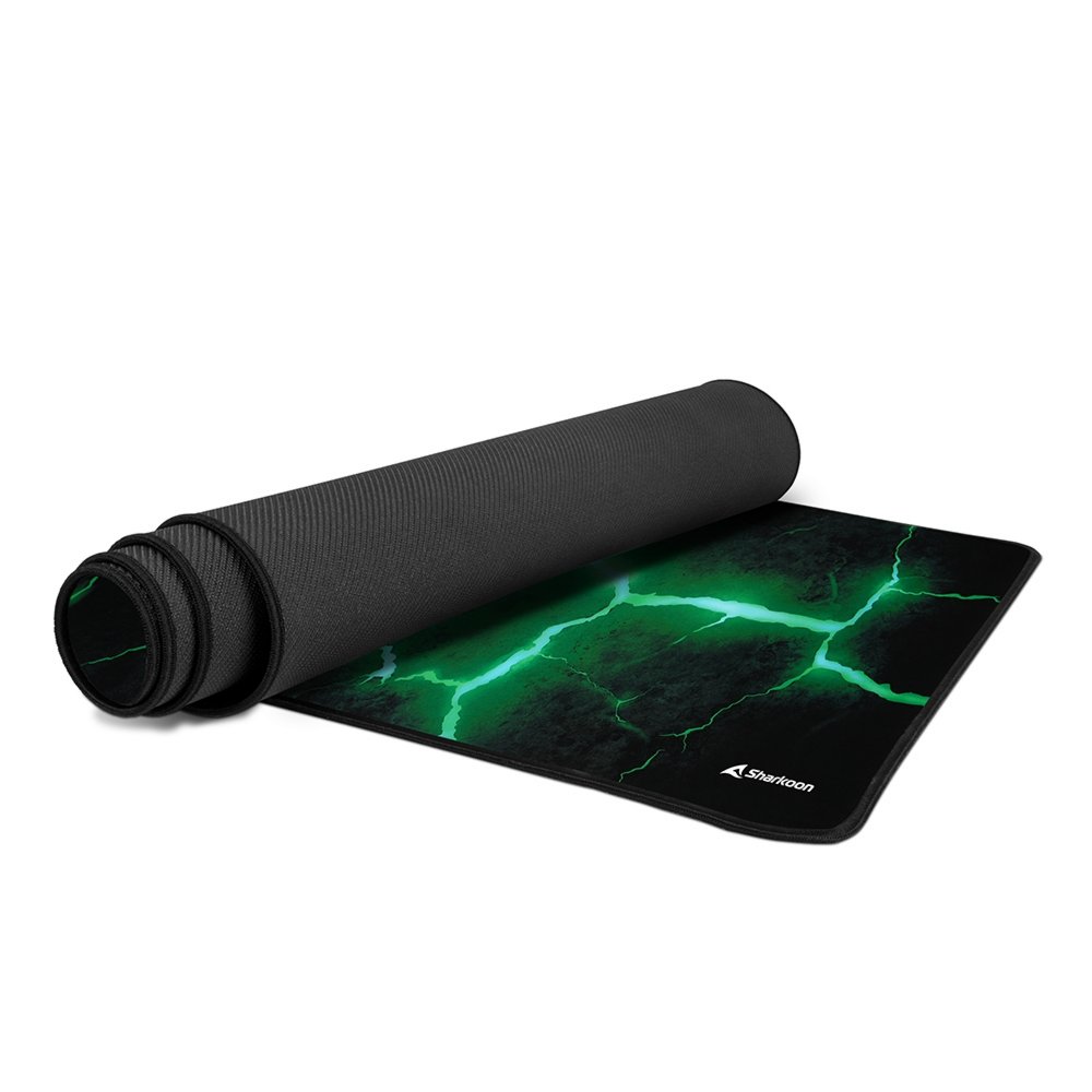 Sharkoon SKILLER SGP30 | Gaming Muismat | Zwart/Groen 3 Sharkoon SKILLER SGP30 | Gaming Muismat | Zwart/Groen - Afbeelding 3
