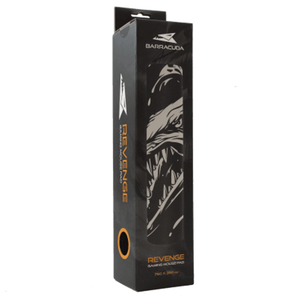 Baracuda REVENGE | Gaming Mousepad | 75x35cm | Anti-slip 4 Baracuda REVENGE | Gaming Mousepad | 75x35cm | Anti-slip - Afbeelding 4
