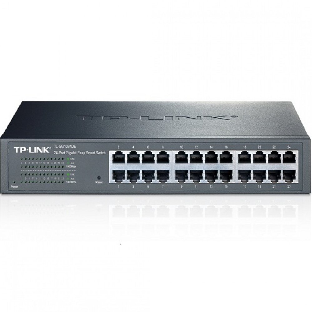 TP-Link TL-SG1024DE | Managed Smart Switch | 24 Poorten | Gigabit Ethernet (10/100/1000 Mbps) 1 TP-Link TL-SG1024DE | Managed Smart Switch | 24 Poorten | Gigabit Ethernet (10/100/1000 Mbps)