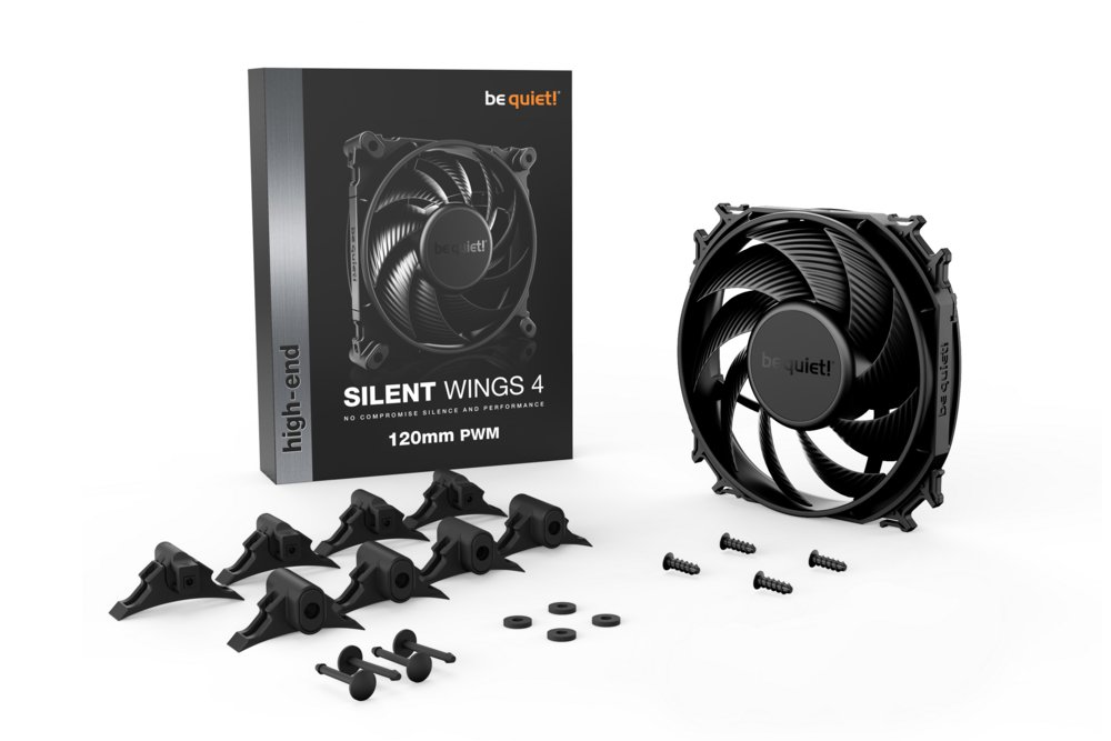 be quiet! Silent Wings 4 | 120mm PWM Case Fan | Zwart 4 be quiet! Silent Wings 4 | 120mm PWM Case Fan | Zwart - Afbeelding 4