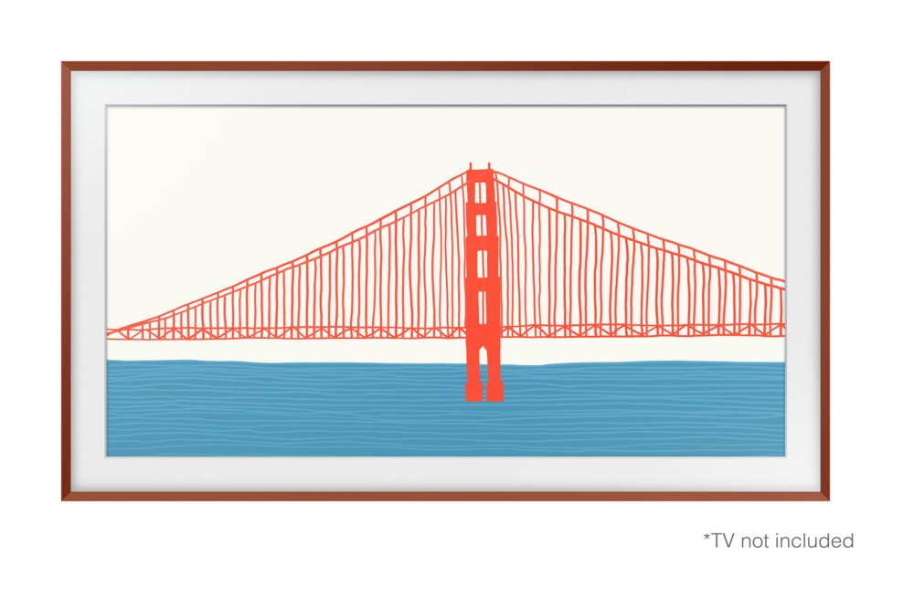 Samsung Lijst voor 55'' Samsung the Frame TV - Terracotta 2 Samsung Lijst voor 55'' Samsung the Frame TV - Terracotta - Afbeelding 2