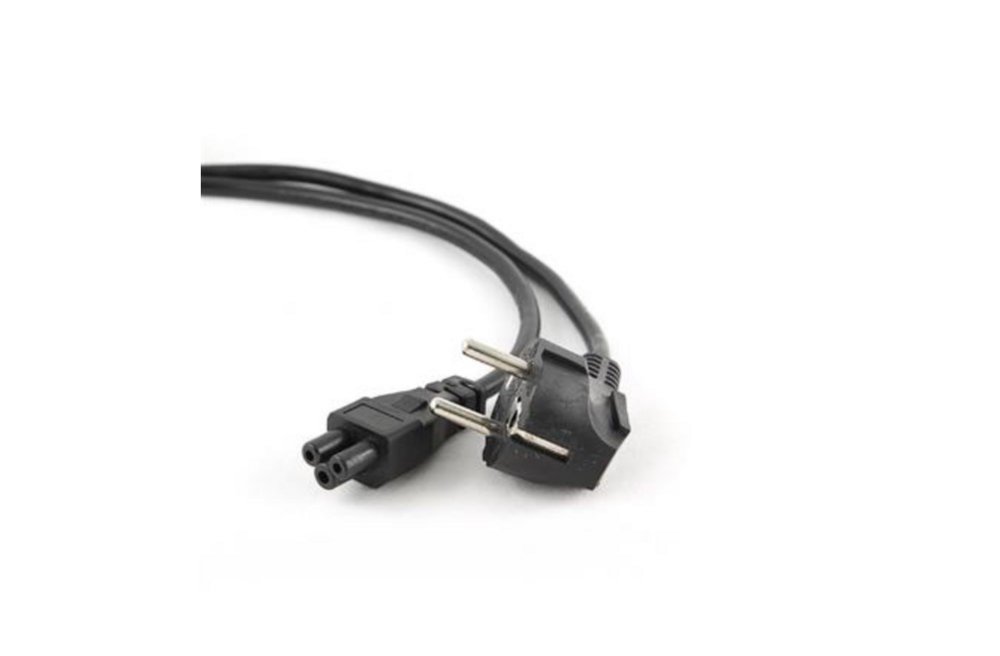 Longwell 3-pin Mickey Mouse (C5) EU Powercord | 1,8 m | Zwart 2 8 m | Zwart