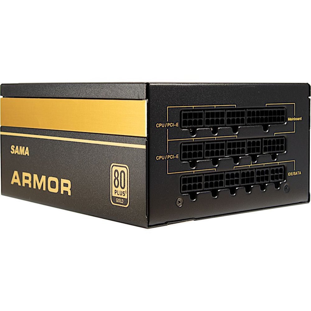 Inter-Tech SAMA FTX-850-B ARMOR | 850 Watt Gold ATX PSU | Modulair | Power Supply | Voeding 4 Inter-Tech SAMA FTX-850-B ARMOR | 850 Watt Gold ATX PSU | Modulair | Power Supply | Voeding - Afbeelding 4