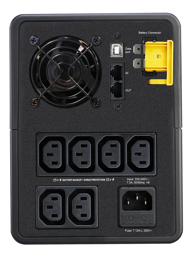 APC Back-UPS BX1600MI | 1600 VA / 900 W | 6x IEC C13 Stopcontacten | AVR Spanningsregeling | LED-Statusindicator | Robuuste Tower UPS 2 APC Back-UPS BX1600MI | 1600 VA / 900 W | 6x IEC C13 Stopcontacten | AVR Spanningsregeling | LED-Statusindicator | Robuuste Tower UPS - Afbeelding 2