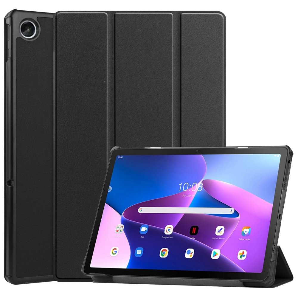 Lenovo Tab M10 Plus 10,6" Tri-Fold Book Case | Zwart 2 6" Tri-Fold Book Case | Zwart