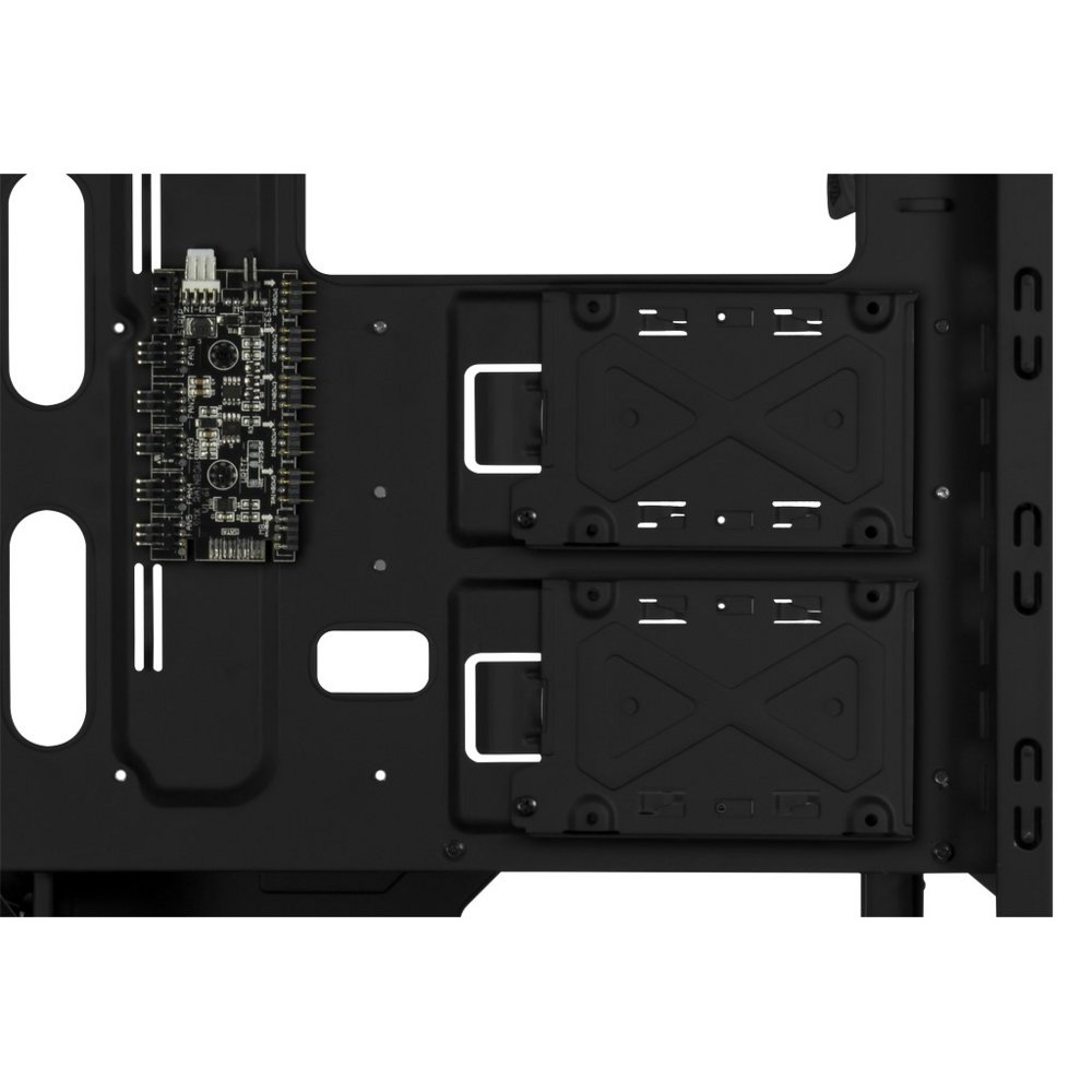 Inter-Tech X-908 Infini2 | Infinity Mirror | Tower Case | USB-C | Zwart 15 Inter-Tech X-908 Infini2 | Infinity Mirror | Tower Case | USB-C | Zwart - Afbeelding 15