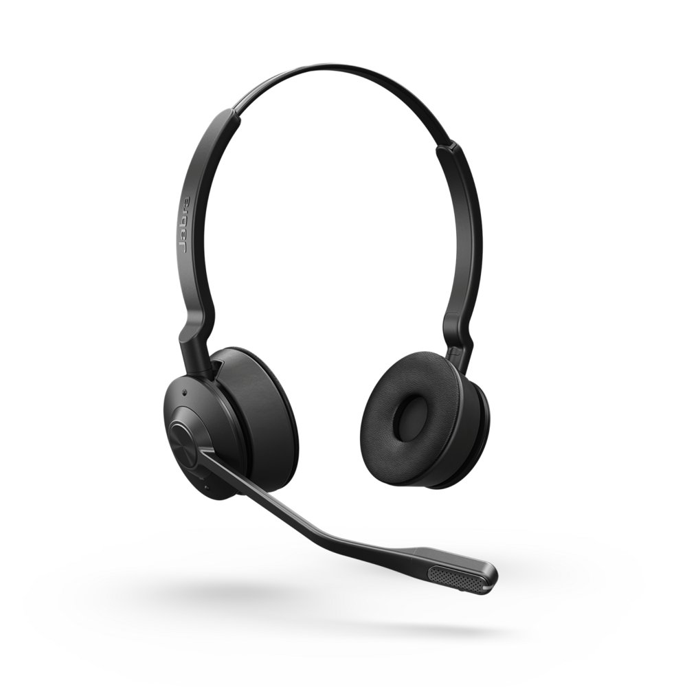 Jabra Engage 65 | Draadloze Stereo On-Ear Headset | Oplaadstation | Zwart 2 Jabra Engage 65 | Draadloze Stereo On-Ear Headset | Oplaadstation | Zwart - Afbeelding 2
