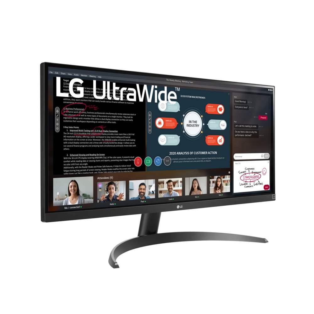 LG 29WP500-B 29" | 2560x1080 IPS | 75Hz | Ultrawide Monitor 4 LG 29WP500-B 29" | 2560x1080 IPS | 75Hz | Ultrawide Monitor - Afbeelding 4