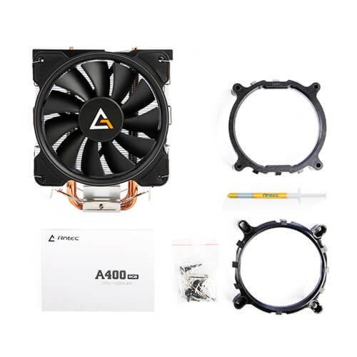Antec FrigusAir 400 ARGB | 150W TDP | 158mm Hoogte | CPU Luchtkoeler 9 Antec FrigusAir 400 ARGB | 150W TDP | 158mm Hoogte | CPU Luchtkoeler - Afbeelding 9