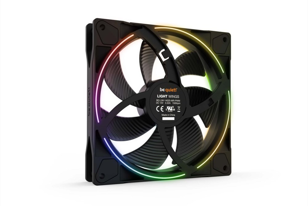 be quiet! Light Wings | 140mm PWM Case Fan | Zwart | 1 stuk 4 be quiet! Light Wings | 140mm PWM Case Fan | Zwart | 1 stuk - Afbeelding 4