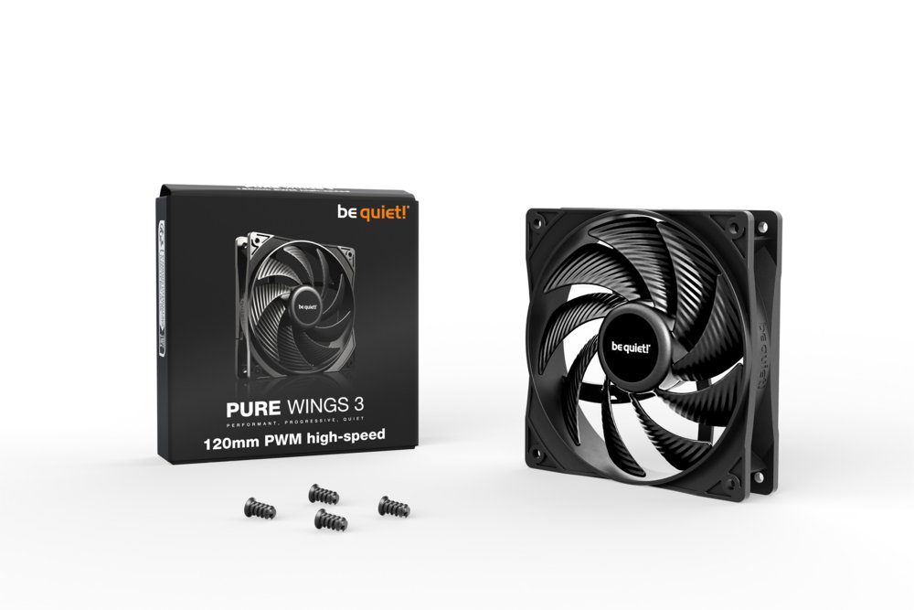 be quiet! Pure Wings 3 | 120mm PWM High Speed Case Fan 3 be quiet! Pure Wings 3 | 120mm PWM High Speed Case Fan - Afbeelding 3