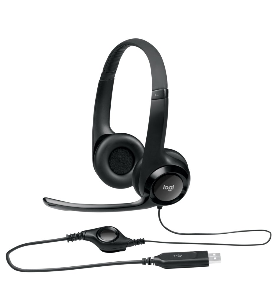 Logitech H390 | Bedrade On-ear Headset USB-A | Zwart 6 Logitech H390 | Bedrade On-ear Headset USB-A | Zwart - Afbeelding 6