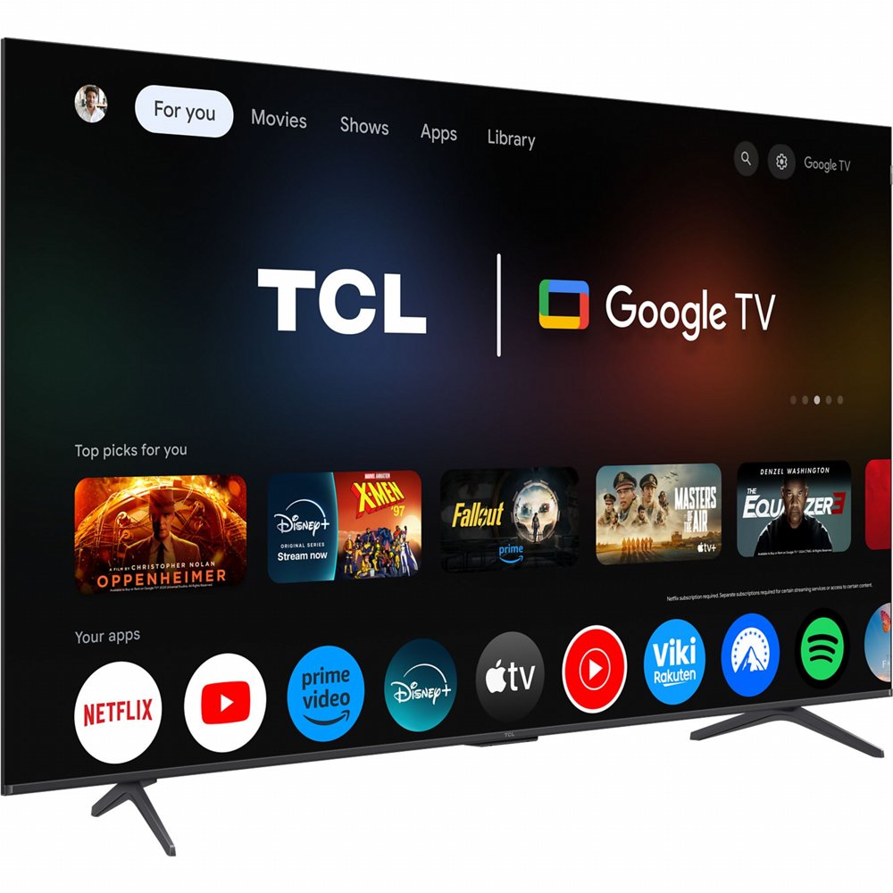 TCL 75P8K | 75" 4K Ultra HD QLED Smart TV | Google TV | Quantum Dot | Dolby Vision | 120Hz (2025) 3 TCL 75P8K | 75" 4K Ultra HD QLED Smart TV | Google TV | Quantum Dot | Dolby Vision | 120Hz (2025) - Afbeelding 3